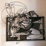 ‘Ausbruch’ – 1971. 105x120x30. Iron